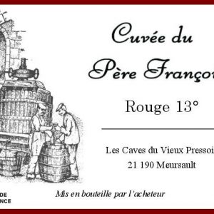 CUVEE DU PERE FRANCOIS ROUGE 13 DEGRES