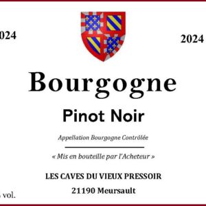 Bag in Box Bourgogne Pinot Noir 2024