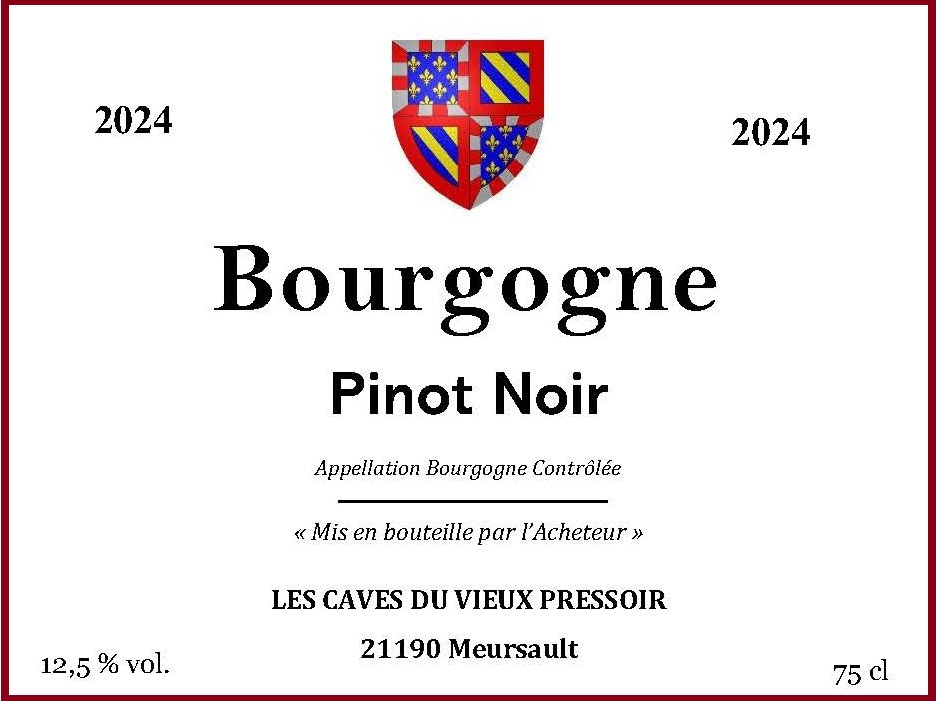 Bag in Box Bourgogne Pinot Noir 2024