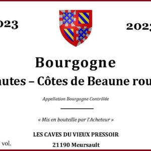 Bag in Box Bourgogne Hautes - Côtes de Beaune rouge 2023