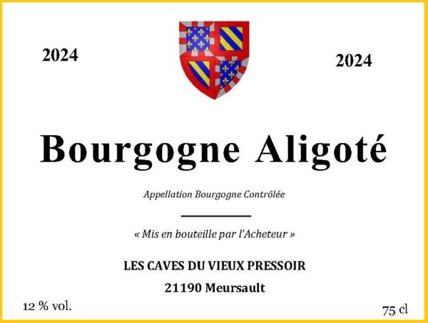 Bag in Box Bourgogne Aligoté 2024