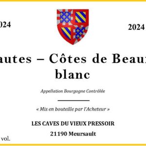 Bag in Box Hautes Côtes de Beaune blanc 2024